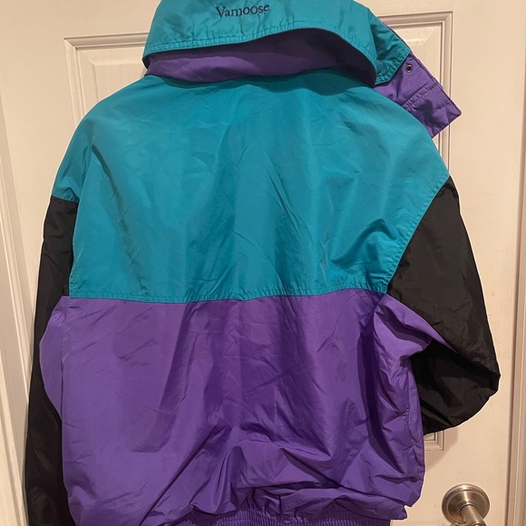 Vintage Columbia Purple and Teal Vamoose Jacket M - Picture 6 of 7